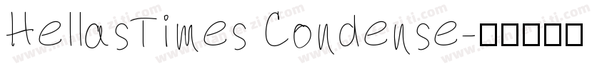HellasTimes Condense字体转换